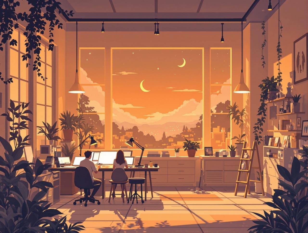 快手短剧创作团队工作场景